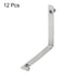 HARFINGTON 12pcs Double Button Kayak Paddle Snap Spring Clip, 50x6.3mm 65Mn Spring Steel for Tent Umbrella Camping
