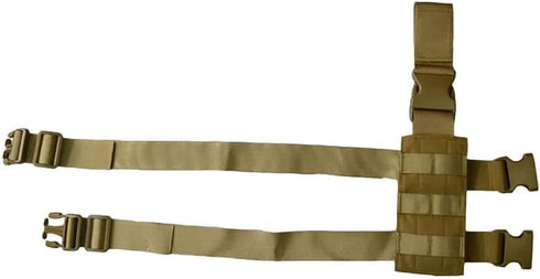 Tactical Molle Drop Leg Gun Holster Platform, Universal Magazine Pouch Thigh Rig Panel Adapter