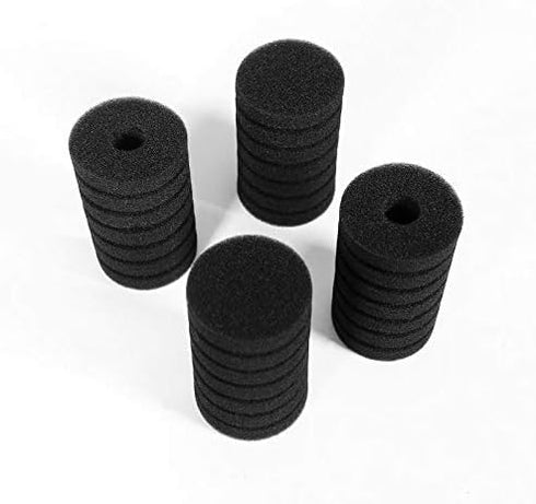 UPETTOOLS Aquarium Biochemical Sponge Filter, Ultra Quiet Air Pump Bio Sponge Fish Tank Foam Filter with Media Balls
