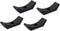 SUPVOX 4pcs Dumbbell Rack Storage Shelves, Gym Equipment Wood Tray Dumbbell Organizer, Wall Mounted Shelves for Storage