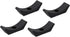 SUPVOX 4pcs Dumbbell Rack Storage Shelves, Gym Equipment Wood Tray Dumbbell Organizer, Wall Mounted Shelves for Storage
