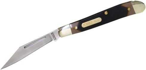 Old Timer 12OT Pal Traditional Folding Pocket Knife with 2.2in High Carbon Stainless Steel Blade, Sawcut Handle, and Convenient Size for EDC, Whittling, Camping, Hunting, General Use, and Outdoors by Old Timer