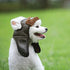 leconpet Dog Aviator Hat, Winter Pilot Hat with Ear Flaps for Cold Weather, XXL, Brown