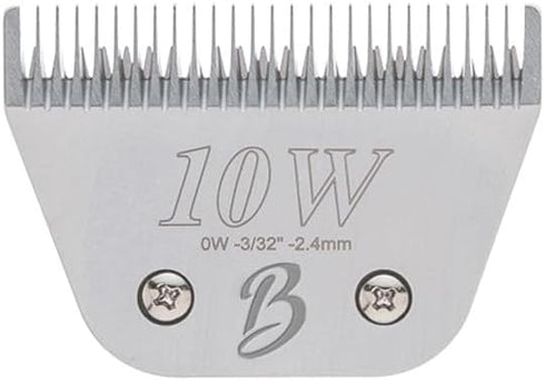Detachable A Series Wide 10 Blade Dog Grooming, Cut Length 3/32" - 2.4mm, Compatible with A5 Series Clippers