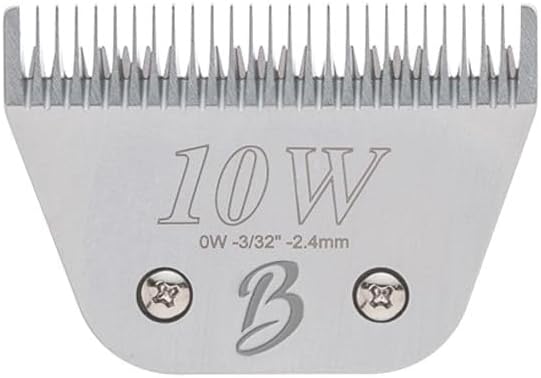 Detachable A Series Wide 10 Blade Dog Grooming, Cut Length 3/32" - 2.4mm, Compatible with A5 Series Clippers