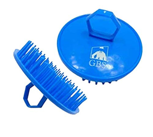 G.B.S Hair Scalp Massager Shampoo Brush, Scalp Brush for Hair Washing, Women, Men & Pet Grooming (Blue)