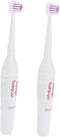 FOMIYES 2pcs Pet Electric Toothbrush Acoustic Electric Brush Gentle Gums Travel Friendly