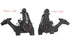 Zoom Dual-Piston Cable Actuated Mechanical Flat Mount Disc Caliper, Front Brake Black