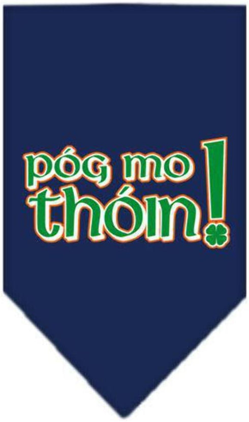Pog Mo Thoin Yellow Large Pet and Dog Bandana Screen Printed