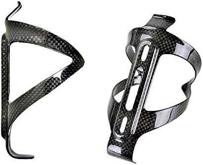PERGEAR Carbon Fiber Lightweight Bicycle Water Bottle Cage for Cycling