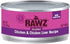 Rawz Natural Premium Canned Cat Wet Food, 12 Pack Chicken Variety Bundle, 3oz Cans, Includes Hotspot Pets Bowl