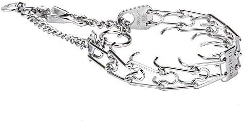 Herm Sprenger Chrome Plated Ultra Plus Prong Collar for German Shepherd, 3.2mm x 23 inches