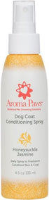 Dog Coat Conditioning Spray, Pet-Friendly Detangler with Natural Essential Oils, Honeysuckle Jasmine, 4.5 oz.
