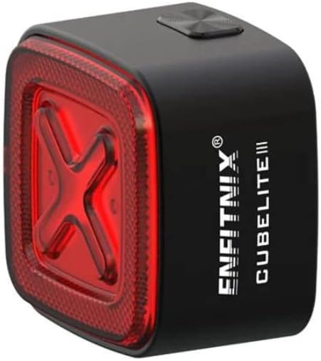 IPX6 4 CUBELITE III Smart Bike Light,Ultra-high Visibility, Auto On/Off, Dual-Channel LED Automatic Brake-Sensing