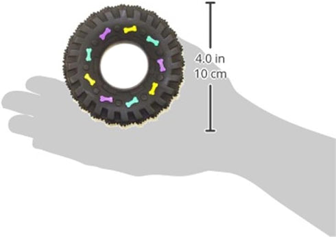Ethical Squeaky Vinyl Tire Dog Toy, 3-1/2-Inch