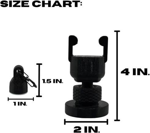 Luna's Phone Holder V2.5 110lb-Rated Magnetic Golf Cart Mount, Magnetic Mount to Steel Bar on Golf