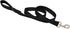 Lupine Dog Leash, 1" Wide, Black, 4-Foot Long with Padded Handle