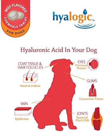 Hyalogic Pro Advanced HyaFlex for Dogs - Joint Support Supplement, 30 Beef Flavored Wafers