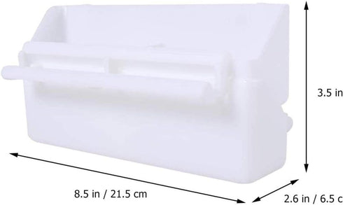 2 Pack Hanging Bird Water Dispenser for Cage, Food Feeder with 1 Feeder Accessories