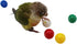 QBLEEV 5 Pack Colorful Bird Bell Balls - Chewing Playing Training Toy for Parrot, Cockatiel, Budgie, Random Color