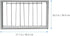 POPETPOP Pigeon Entrance Door, Iron Wire Bird Cage Door for Pigeon Breeding Supplies, White