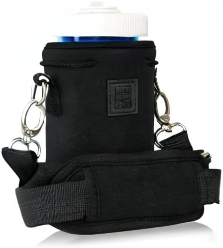 5 12oz) Made Easy Kit Neoprene Water Bottle Carrier Holder with Adjustable Shoulder Strap for Insulating & Carrying