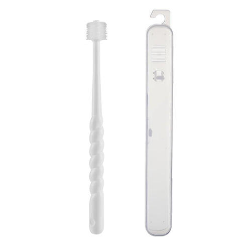 360-Degree Soft Yorkie Toothbrush, Small Dogs Puppy Toothbrush (Colors Vary)