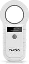 Yanzeo Pet Microchip Reader 134.2KHz/125KHz 15 Digits Pet Microchip Scanner for Dogs