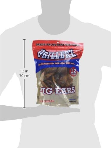 Scott Pet GRILLERZ Pig Ears, 12CT