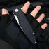 Swiss Eagle Defender Folding Knife, EDC 3.62" Steel Blade, G10 Tactical Handle