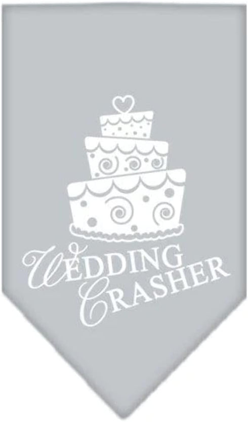 Wedding Crasher Screen Print Bandana, Small, Emerald Green, Mirage Pet Products