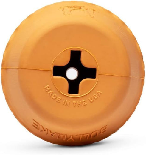BULLYMAKE Pie Rubber Chew Toy for Dogs - Made in USA - Durable Treat Stuffing Toy