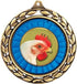 2 1/2" Chicken Medals - Laurel Wreath Chicken Medal - Great Chicken Awards for Kids Prime