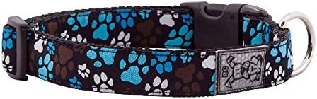 RC Pets 1 Inch Adjustable Dog Clip Collar, Medium, Pitter Patter Chocolate