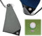 Magnetic 4-in-1 Multi Tool Golf Towel - Microfiber Waffle Design, Silicone Brush, Groove Cleaner, Bag Clip