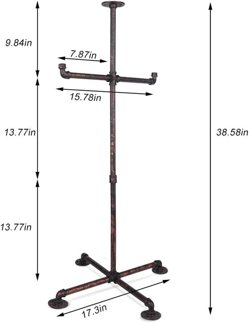 Heavy Duty Steel Tactical Gear Stand, Body Armor Holder, Plate Carrier Stand, Tactical Gear Tree