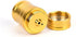 Golden Mini Alcohol Lamp Case Portable Travel Camping Metal Stoves Tools for Hiking Backpacking