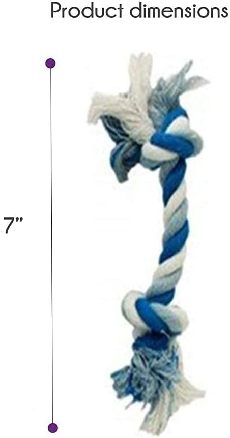 Puppy Rope Toys for Small Dogs - Teething Knots Dog Toy for Smart Newborn Pet and Active Puppies - Pack of 4