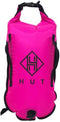 HUT Swim Buoy Dry Bag - Premium Safety Tow Float and Watertight Dry Bag for Open Water Swimmers