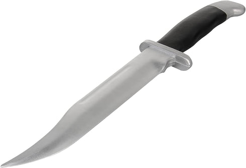 LarpGears Halloween Foam Rubber Training Fake Knife 13.5 inches Martial Arts Safe Practice Knives Halloween Props Silver by LarpGears