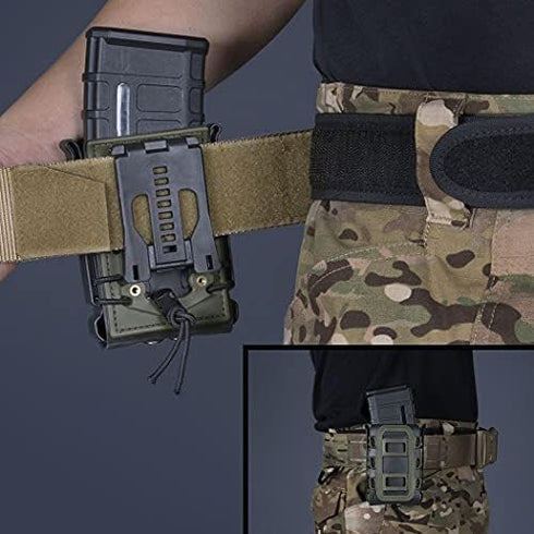 IDOGEAR Mag Pouch 5.56mm Rifle Magazine Pouches, 7.62mm Molle Softshell Universal Carrier for M4 AR15 M16 AK
