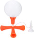 Tripod Golfball Tee, Height Adjustable Golfball Accessories for Practice Training (Orange)