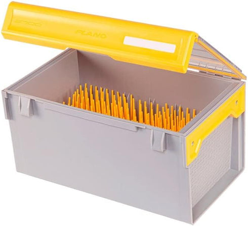 Plano Edge Master Crankbait XL Tackle Storage - Premium Organization with Rust Prevention, Clear/Yellow