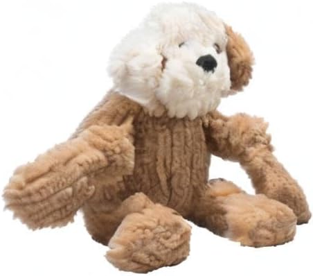 HuggleHounds Knottie Plush Dog Toy, Squeaky Dog Stuffed Animal Toy for Small, Medium & Large Dogs, Lulu HuggleMutt,