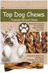 6" 12" (10 Pack), 100% (6 Inch (Pack 10), 6 Inch (Pack 10)) Top Dog Chews - & Braided Bully Sticks Natural Beef Pizzle