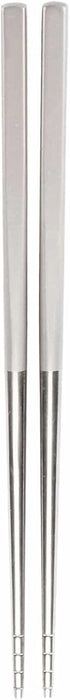 Ultralight Titanium Solid Chopsticks, Long Handle Utensil Set for Camping, Hiking, Backpacking & Home