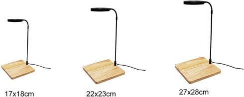 LED Aquarium Light 360 Degree Full Spectrum - 10W USB Powered Nano Fish Tank Light for Plant Growth