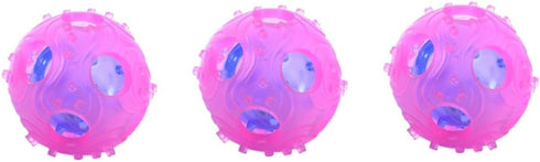 3pcs POPETPOP Interactive Treat Dispensing Rubber for Dogs Engaging Food Release Toy for Training and Mental Random