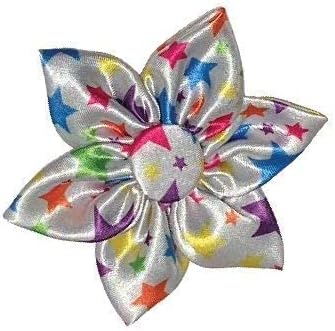 Huxley & Kent Pet Pinwheel | Superstar (Large) | Birthday Velcro Collar Accessory for Dogs/Cats