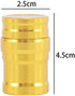 Golden Mini Alcohol Lamp Case Portable Travel Camping Metal Stoves Tools for Hiking Backpacking